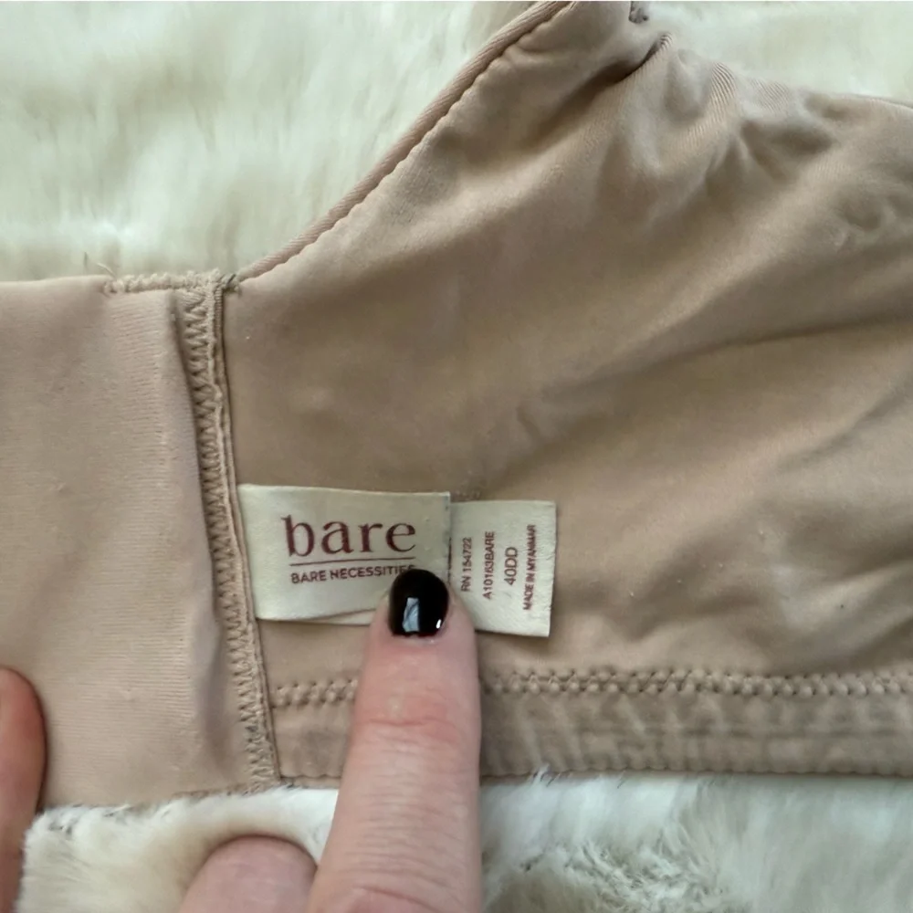 Bare Necessities Nude Bra, 40DD - Picture 3 of 5